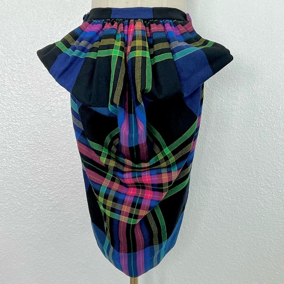 Vivienne Westwood Vintage 1994 Metropolitan Tartan Bustle Skirt - Picture 1 of 16
